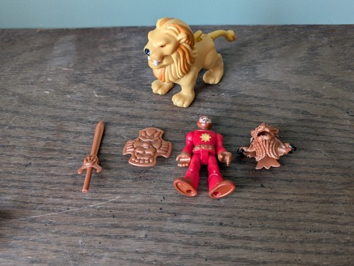 Fisher Price Imaginext Red Castle Knight & Lion Set W/ Shield and Sword - 第 1/10 張圖片