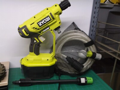 #ad RYOBI RY120350vnm ONE 18 Volt 320 PSI 0.8 GPM Cold Water Cordless Power Cleaner $69.99