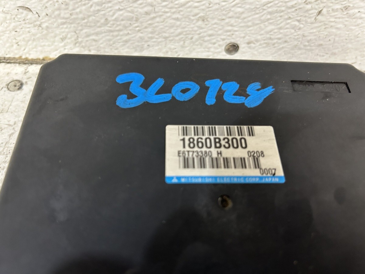 メモリー③ Engine Computer Mitsubishi Lancer 2010 1860B300 PCM ECM ECU