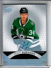 2017-18 Upper Deck Premier Silver Spectrum #67 Denis Gurianov RC AUTO