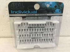 Lot of 10 Ardell Duralash Individual Eyelashes Knot Free Naturals Medium black