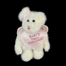 Boyds Baby's First Christmas 2003 Angel Bear Ornament 5 Inch Stuffed Animal