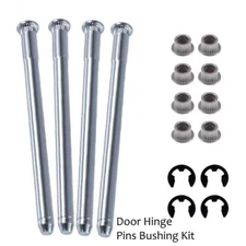Door Hinge Pins Bushing Kit 2 Door 4 Pin Fit for 1994 - 2004 Chevy S10 & GMC S15