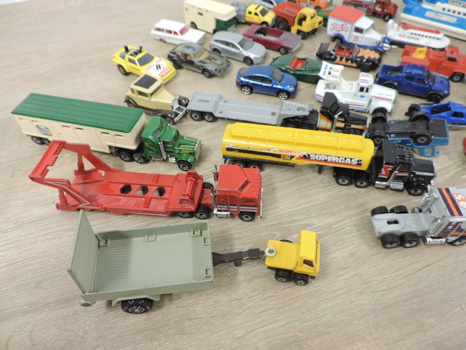 33 x Matchbox Vintage Die Cast Toy Cars / Vehicles & Trailers eBay