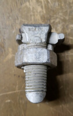 Burndy Split-Bolt Connector KSA1/0, 1/0 STR, 3-1/0 AL9CU, SOL STR 1Z-1962-C7