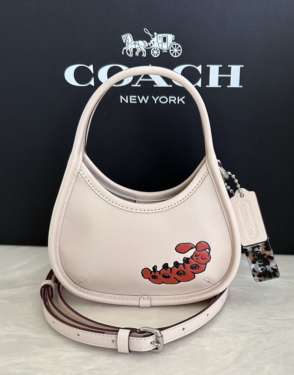 NEW COACH CATERPILLAR MINI ERGO BAG COACHTOPIA CLOUD/MULTI LEATHER