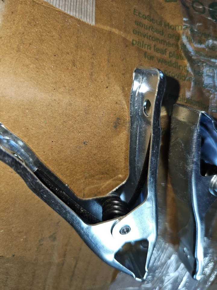 Spring Clamp: Steel Jaw Tip, Steel, 1 in Max Jaw Opening, 4 in Overall Lg - Image 2 of 3