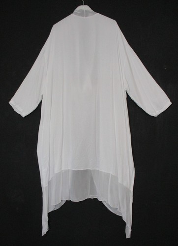 Ladies Lagenlook 10% Silk(shear edging) 90% Viscose(base) Overtop One size:Plus - Picture 89 of 91