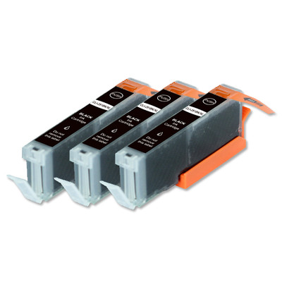 3 BLACK Quality Printer Ink for Canon CLI-251 CLI-251XL MG6620 MX922 iX6820