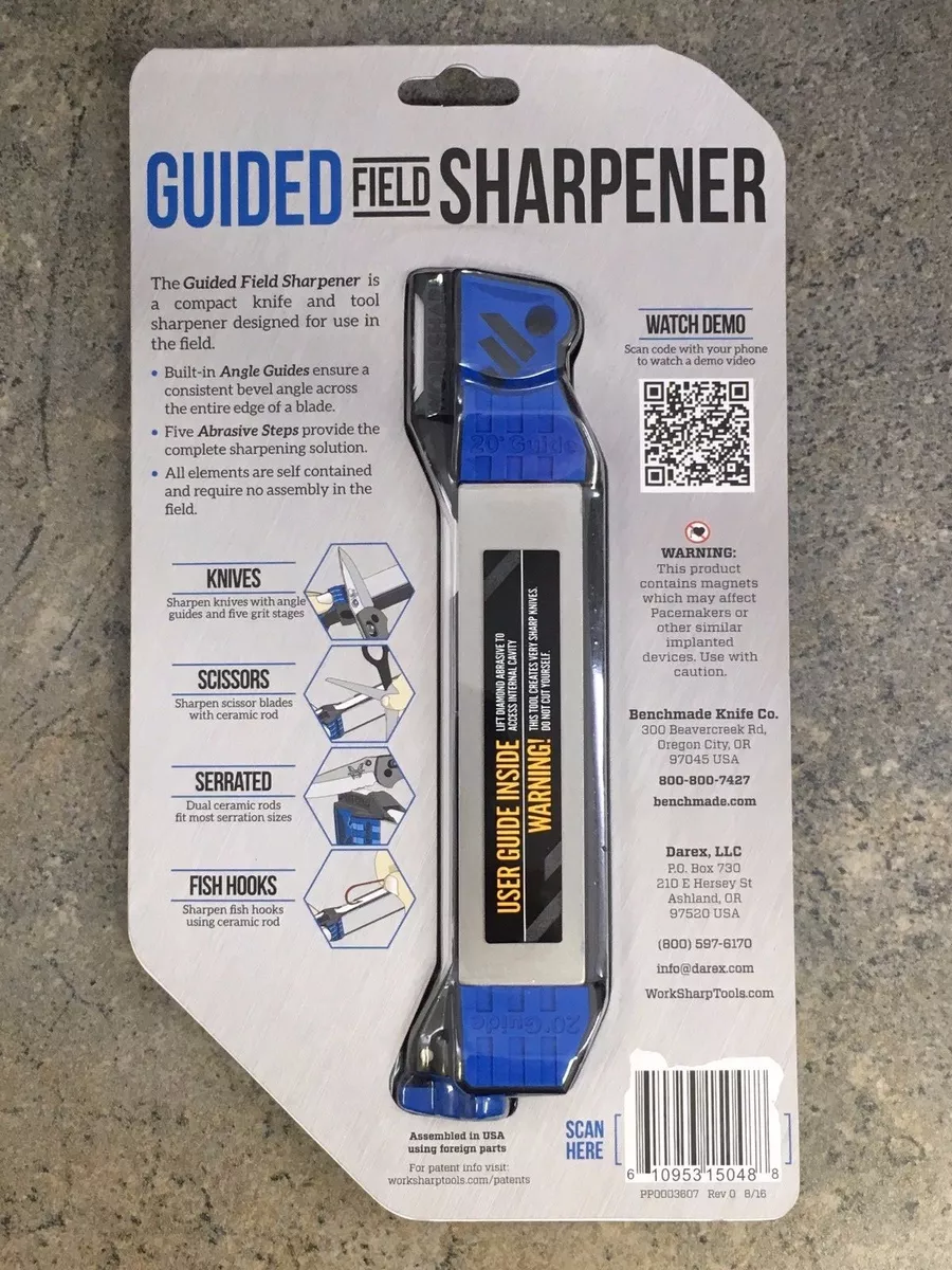  Work Sharp Guided Field Sharpener, Compact Travel Hunting Knife  Sharpener Tool : Sports & Outdoors