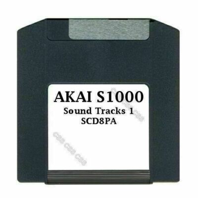 Akai S1000 100MB Zip Disk Sound Tracks 1 SCD8PA