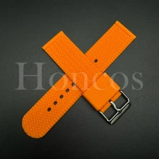 18 20 22 MM Tire Silicone Rubber Watch Band Strap quick release Fits Tudor  ORG