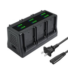 Perwin 6-Bay Sony NP-F Battery Charger US/UK/EU/AU plug