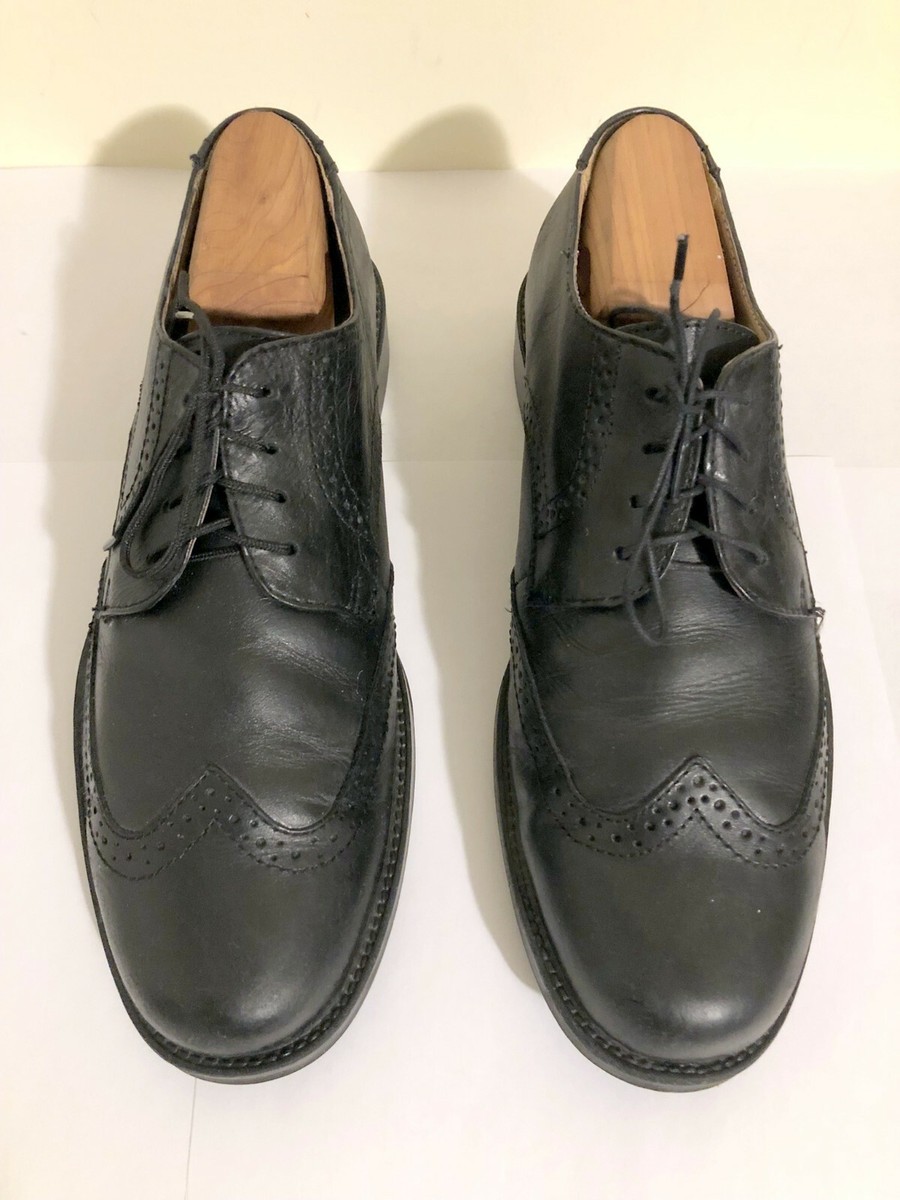 BASS WINSTON - 7.5M Oxford Dress Shoes - Black Leather  display picture 1