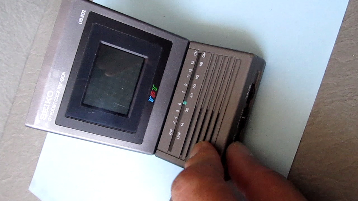 Vintage Seiko LVD-202 TFT Pocket Color Television TV w/Backlight