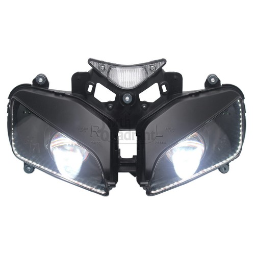 Rote Teufelsaugen Scheinwerfer Frontleuchte LED DRL Für Honda CBR1000RR 2004-07 - Picture 3 of 24