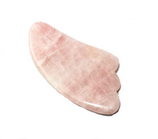 Rose Quartz Gua Sha Triangle GuaSha Facial Massager