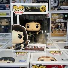 FUNKO POP Rocks: Queen - John Deacon #95 4" Vinyl Figure with Protector