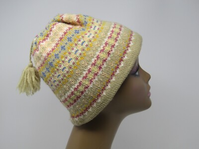 Bula 100% Wool Women Beanie Scully Hat with Pom Pom