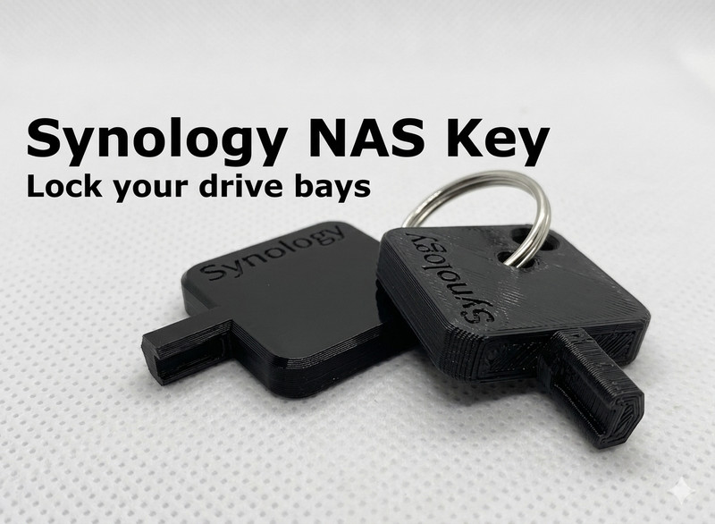 2 x Replacement Synology NAS Drive Bay Key Type D5, D6, D8, D9, R6, R8 trays