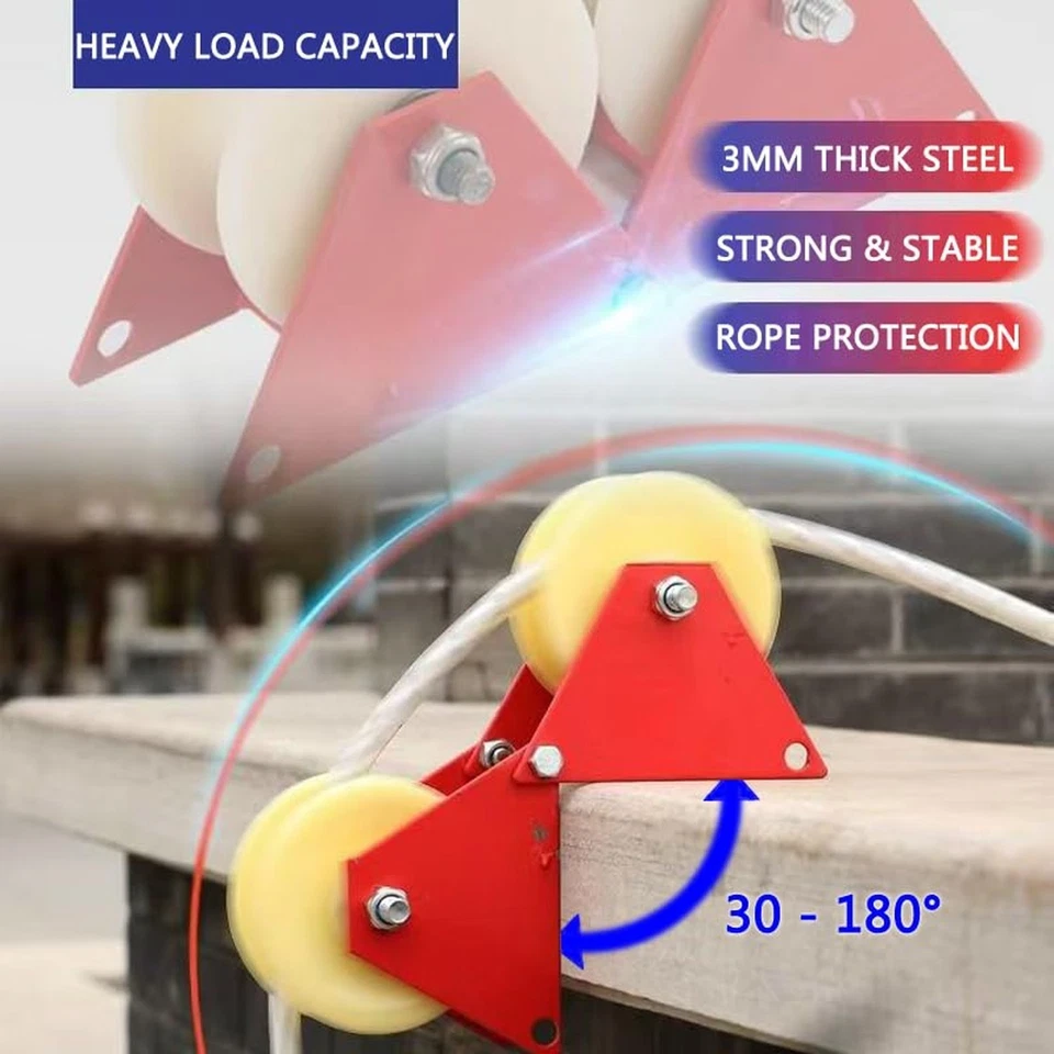 Lifting Pulley System Roof Top, Rope Block and Tackle Pulley System for Lifting - Image 4 of 4