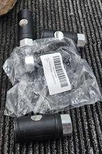 (QTY 12) DP 2-in-1 Safety Coupler 1/4" Female Thread Safety Air Plug Coupler