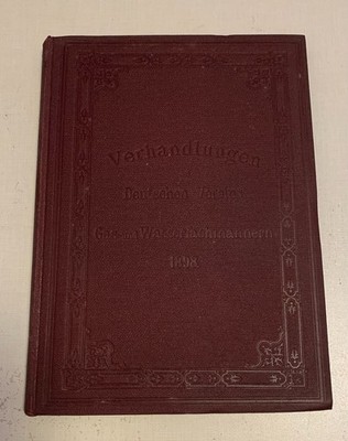 Deutscher Verein von Gas- und Wasserfachmännern 1898-R. Oldenbourg