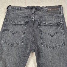 Levi's Line 8 Mens Slim Straight Jeans W31 L32 Blue Denim Trousers Vintage
