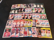 BARRY LARKIN - Huge 50-card lot! 1988 Topps-Donruss+! REDS HOF!