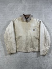 Vintage Carhartt Detroit Tan Jacket Mens XL B...