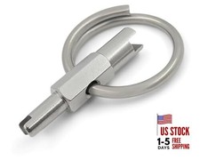 Pocket Valve Core Removal Tool Keychain - Stainless Steel - Valve core tool