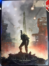 Displate Metal Poster Fallout Theme "Lone Wanderer" Multicolor