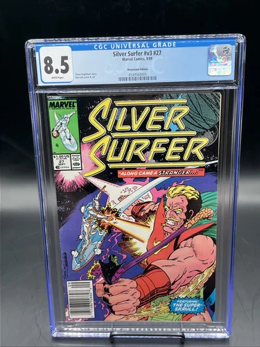 Silver Surfer #27 Newsstand Variant (Marvel Comics Sept 1989) CGC Graded 8.5