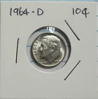 1964-D 10C Roosevelt Dime - US Silver Coin