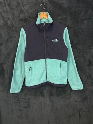 North Face Jacke Damen mittelblau Denali Fleece Outdoor Wandern Walking TNF Y2K