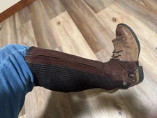 Ladies Suede Half Chaps, Size Medium