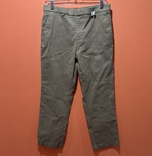 Vintage Lauren Ralph Lauren Ankle Pants Womens Small 32x25 Olive Green Stretch