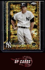 Mickey Mantle 2025 Topps Gilded Collection #18 Gold Mini-Diamond Refractors #/50