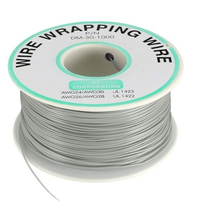 Wrapping Wire Tin Plated Copper Wire P/N DM-30-1000 30 AWG 200M Length Grey