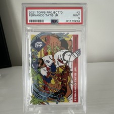 Topps 2021 Project70 Fernando Tatis Jr. #2 Padres 1955 PSA 9 Base 12688