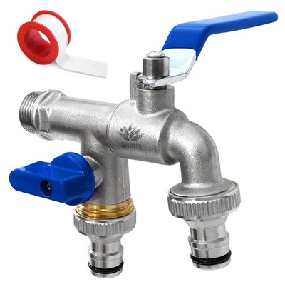 SHYNE Premium 3/4'' BSP (1,04 Zoll) In - Out 2x (1 Stück), blau 