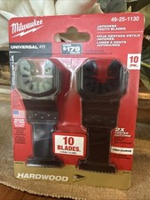 Milwaukee 49-25-1130 1-3/8" Multi-Tool Oscillating Blade 10 - Pack NEW