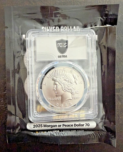 2025 Peace Dollar MS70 PCGS ULTRA BREAKS MS70 SILVER DOLLAR LEGENDS Ultra