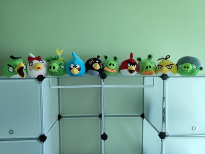 10 Angry Birds Plüschtierset je 13cm, nur als Bundle, keine einzelverkauf