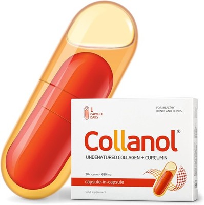 Collanol Kollagen + Curcumin flüssige Formel, Doppelkapseln für Gelenke & Knochen