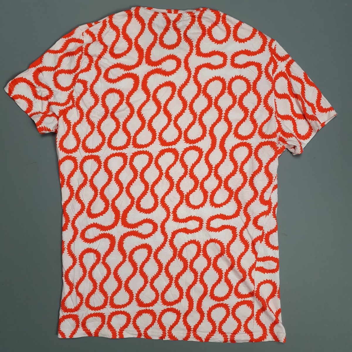 Vivienne Westwood Squiggle Print T-Shirt Size Xl White Red Top