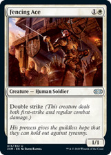 x4 Fencing Ace - Double Masters - NM - MTG