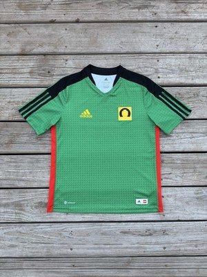 Youth Adidas Lego Green, Black & Red Soccer Aeroready Jersey Youth 13-14 yrs