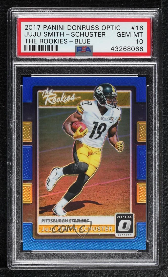 JuJu Smith-Schuster Panini Donruss Optic the Rookies #16 Blue