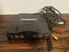 Nintendo 64 Console w/ AV  Power Cables   Tested   Read Description